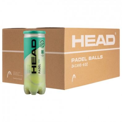 CAIXA DE BOLAS HEAD PADEL ONE 24 X 3