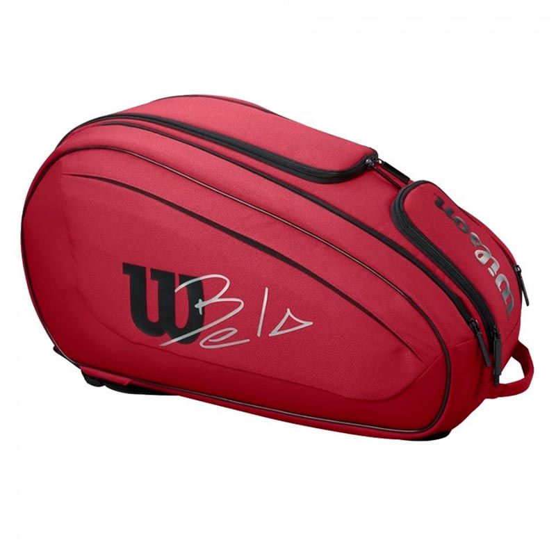 PALETERO WILSON BELA SUPER TOUR PADEL BAG RED - Paletero de Bela