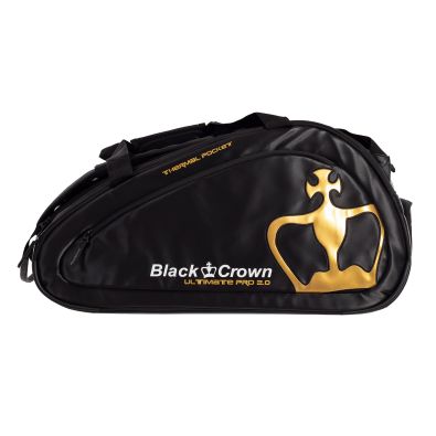 PADELTASCHEN BLACK CROWN ULTIMATE PRO SCHWARZ GOLD