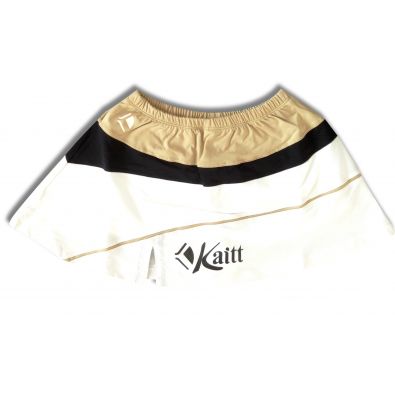 FALDA KAITT MUJER DORADO/BLANCO