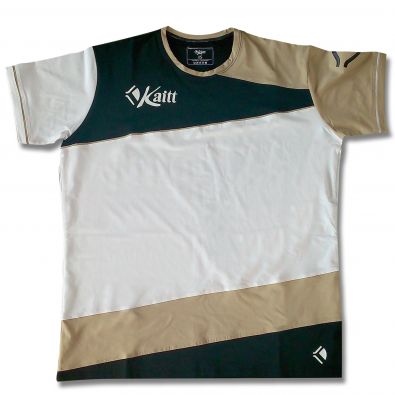 KAITT HOMBRE NEGRO/BLANCO/DORADO
