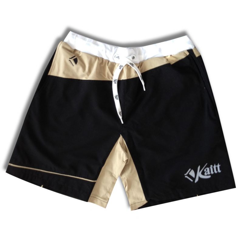 PANTALON KAITT  BLANCO NEGRO DORADO