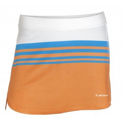 SKIRT PASSING OCHER / WHITE