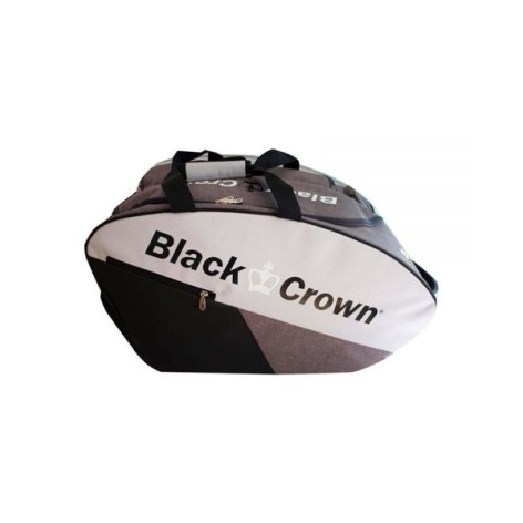 BLACK CROWN CALM GREY PADEL BAG