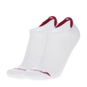 CALCETINES BABOLAT MUJER WHITE/VIVACIOUS RED