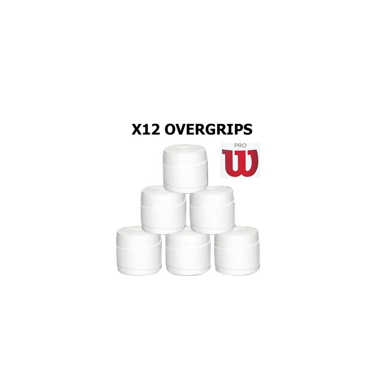 CONFEZIONE DA 12 OVERGRIPS WILSON