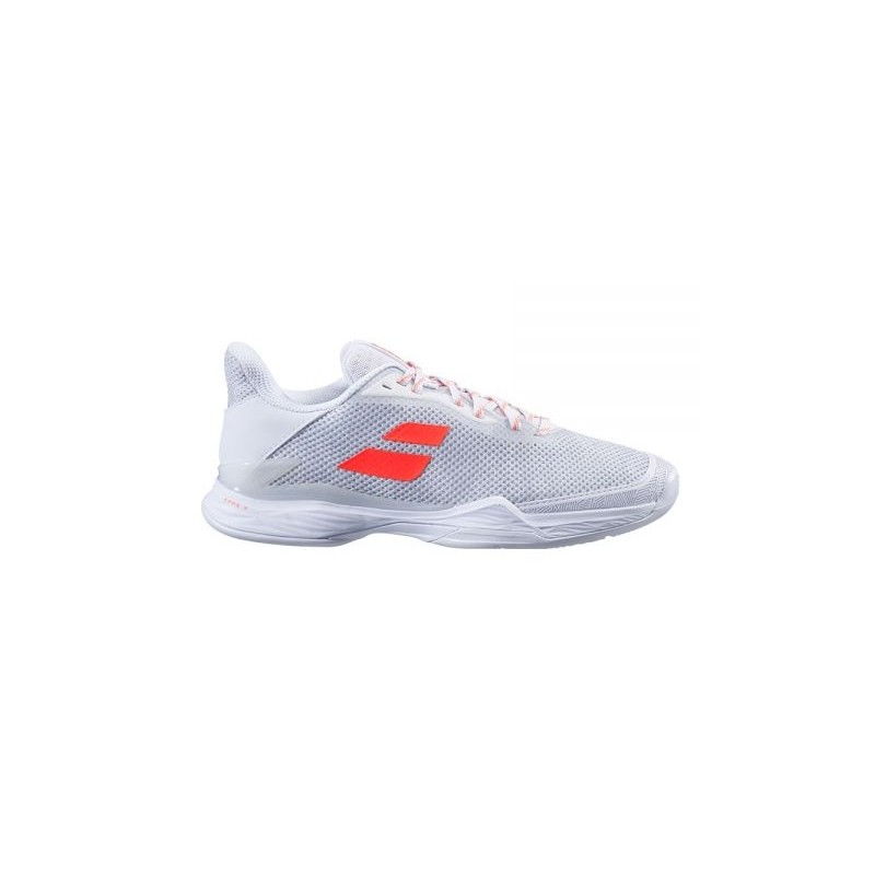 BABOLAT JET TERE CLAY WHITE/LIVING CORAL