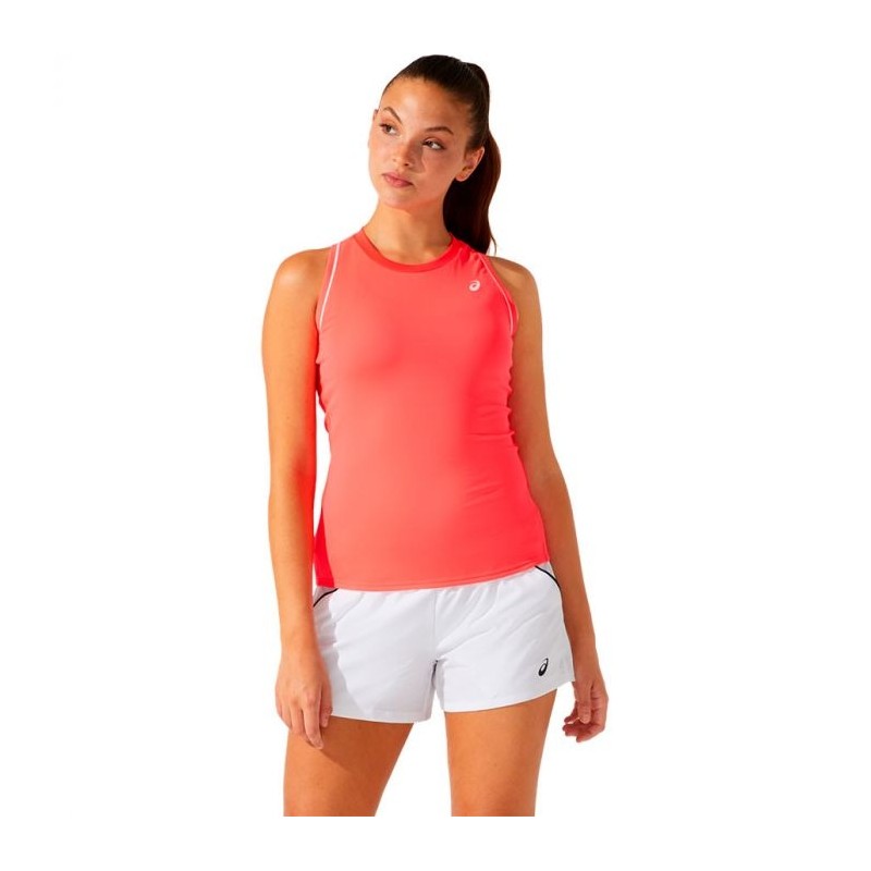 CAMISETA ASICS COURT W PIPING TANK DIVA PINK