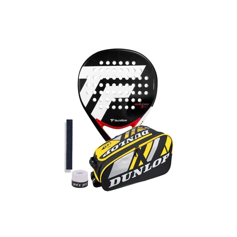 PACK TECNIFIBRE WALL MASTER 360 + PALETERO DUNLOP PRO SERIES