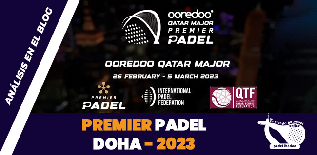 Premier Padel doha 2023 cartel