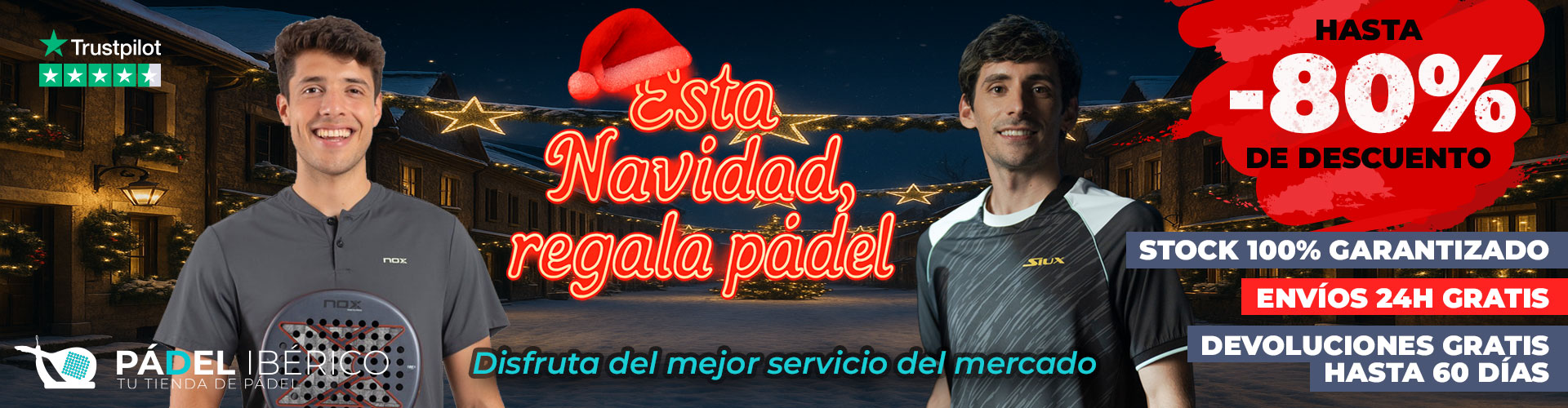 Ofertas navideñas Pádel Ibérico
